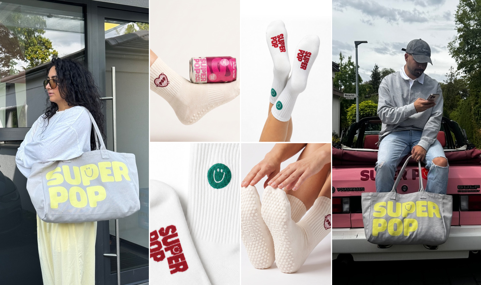 Merchandise Projekt für Super Pop